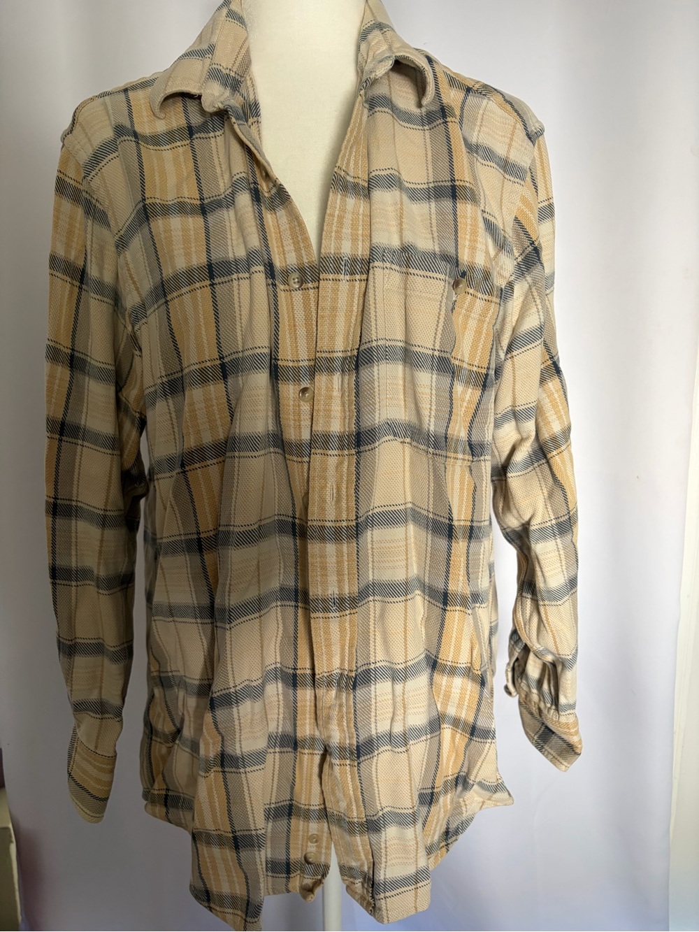 Men's Plaid Shirt Jacket